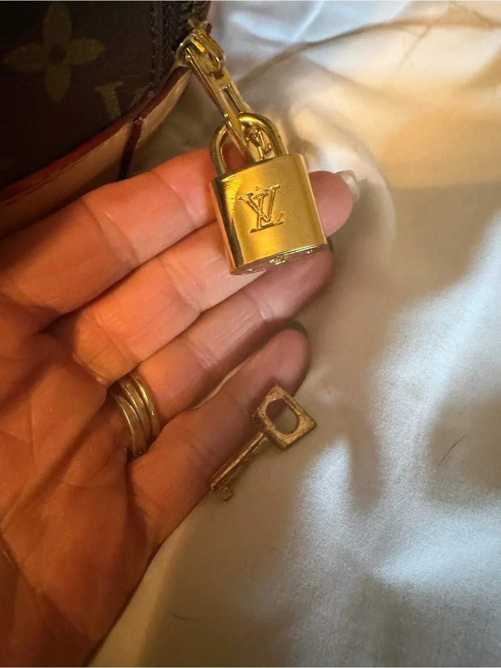 Louis Vuitton Monogram Canvas Brown and Tan Alma PM Shoulder Bag